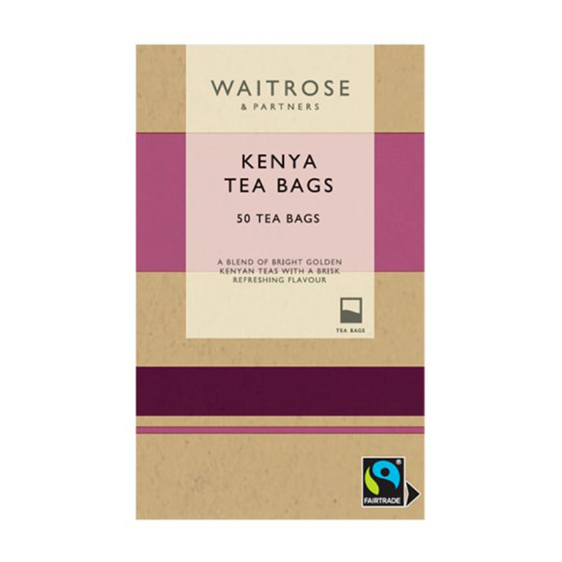 Waitrose Kenya Tea 50 Bags 125g