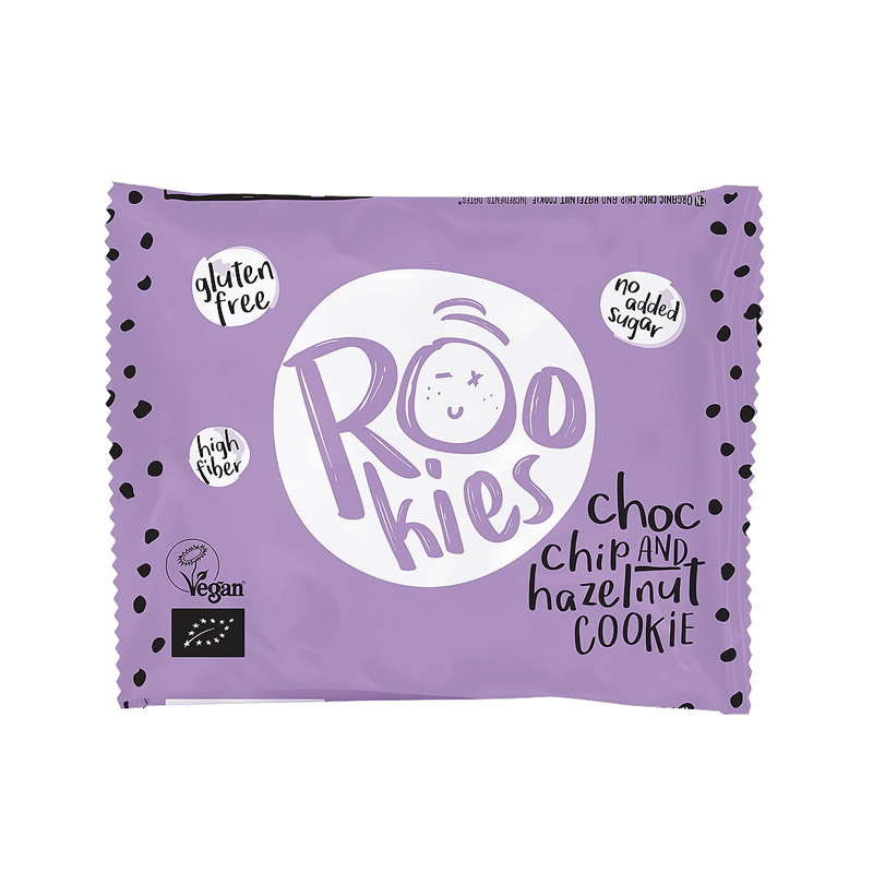 Dragon Superfoods Rookies, Gluten Free Chocolate Chip & Hazelnut Cookie 40g