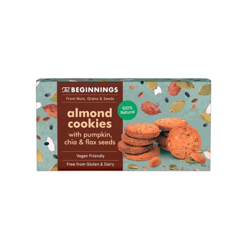 The Beginnings Gluten Free Almond Cookies with Pumpkin 80g