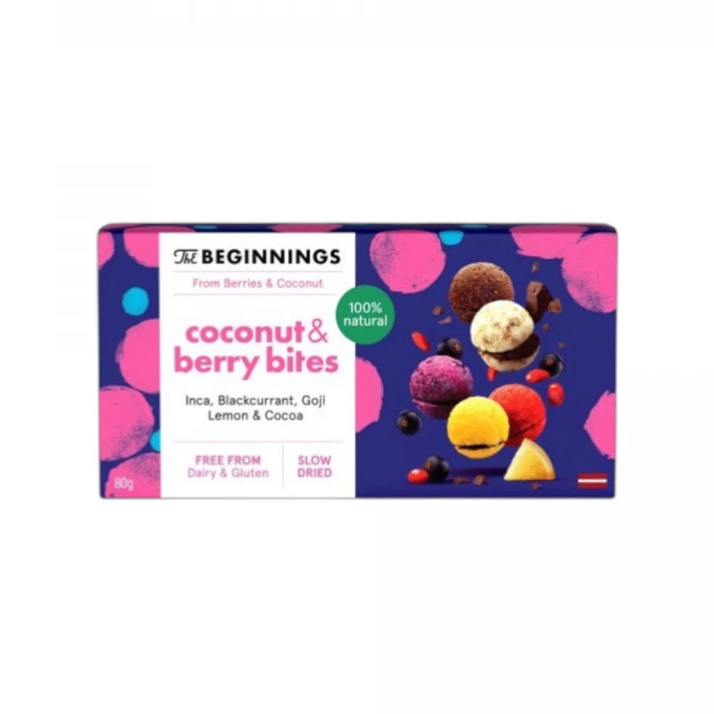 The Beginnings Gluten Free Coconut Berry Bites 80g
