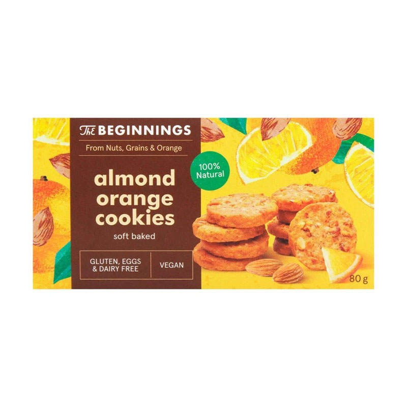 The Beginnings Gluten Free Almond Orange Cookies 80g