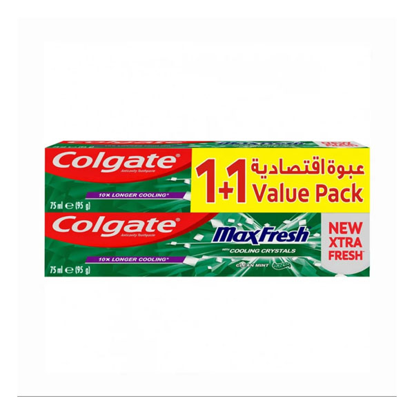 Colgate Max Fresh Green Toothpaste 75ml x 2pcs