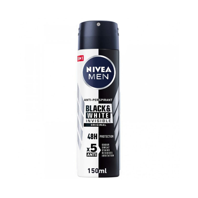 Nivea Anti-Perspirant Invisible Black & White Male 150ml