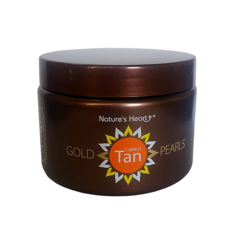 Nature's Heart Carrot Tan Gold Pearls Tanning Cream 350ml