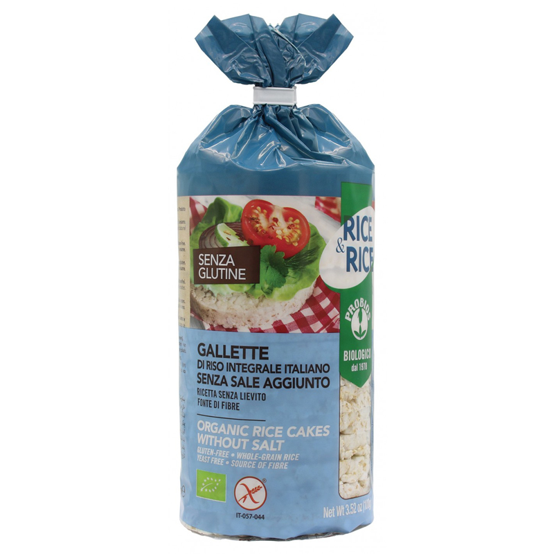 Probios Organic Unsalted Rice Cakes 100g