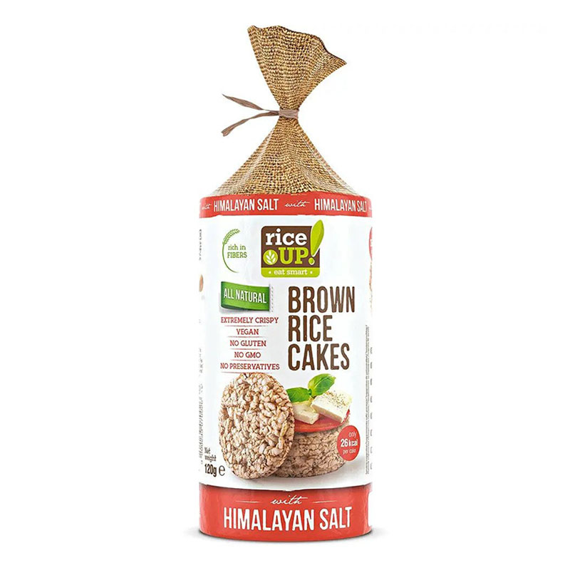 Rice Up Brown Rice Cakes with Himalayan Salt 120g