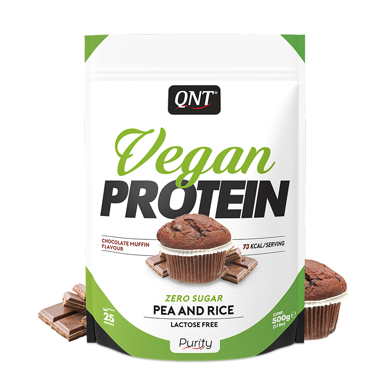 QNT Vegan Protein Chocolate Muffin Flavor 480g