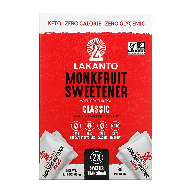 Lakanto Classic Monk Fruit Sweetener 30 Packets