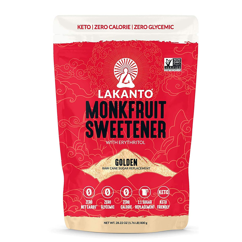 Lakanto, Monkfruit Sweetener with Erythritol, Golden, 800g