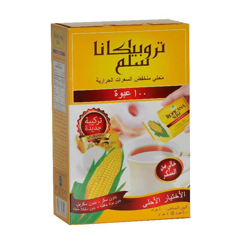 Tropicana Slim Low Calorie Sweetener 100 Sachets