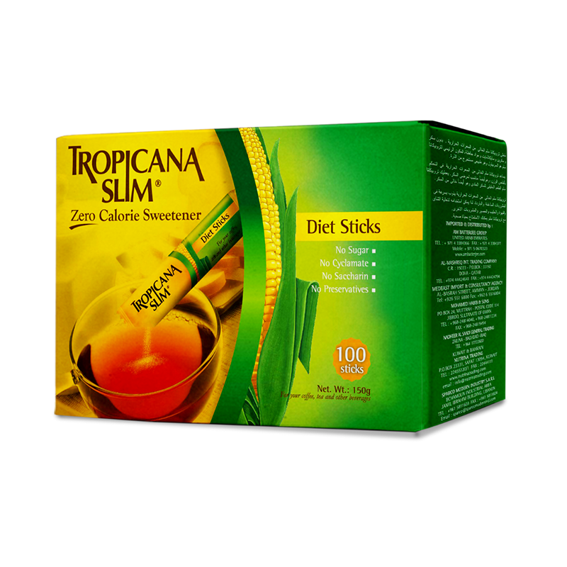 Tropicana Slim Zero Calorie Sweetener 100s