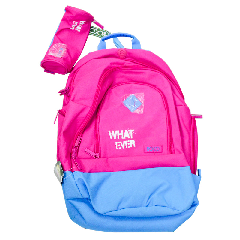 Roco WHATEVER School bag With Free Pencil Case