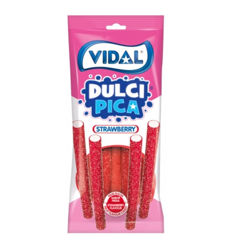 Vidal Dulci Pica Strawberry Candy 90g