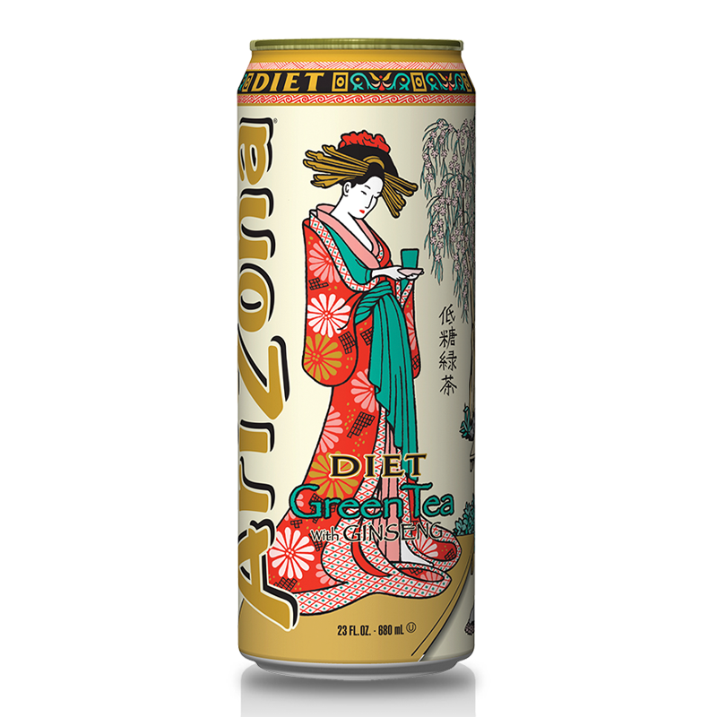 Arizona Diet Green Tea with Ginseng 680ml (Imported)