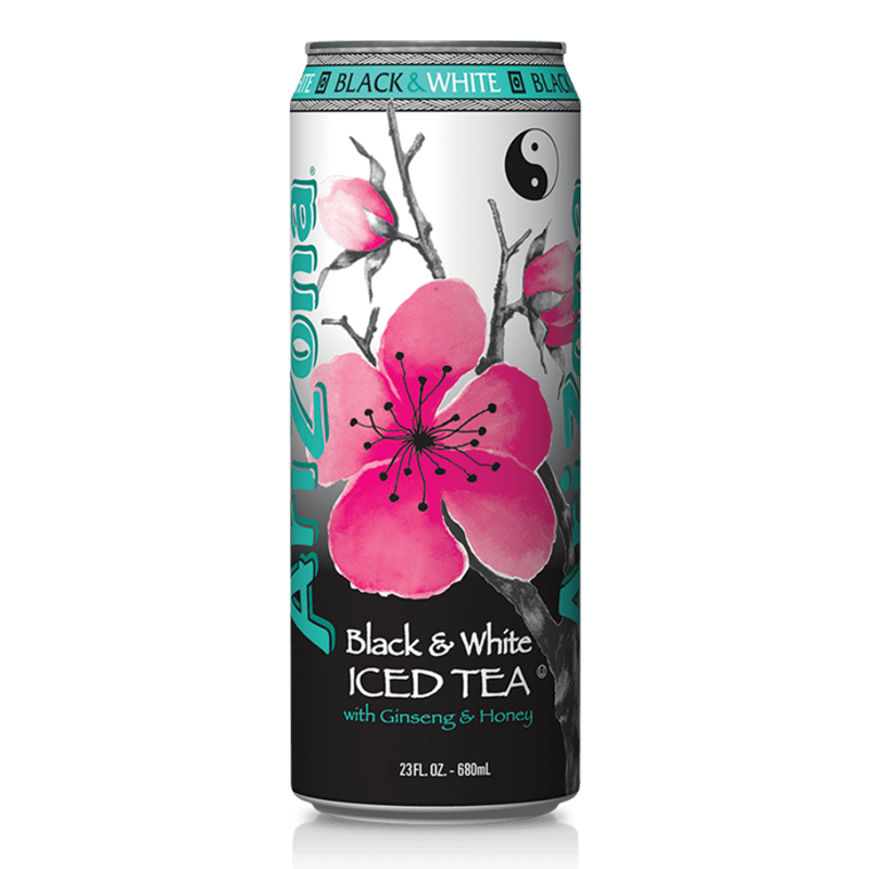 Arizona Black & White Tea with Ginseng & Honey 680ml (Imported)