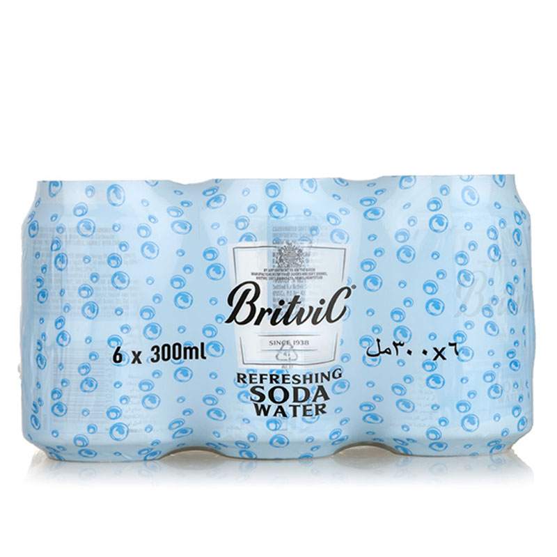 Britvic Soda Water 6 x 300ml