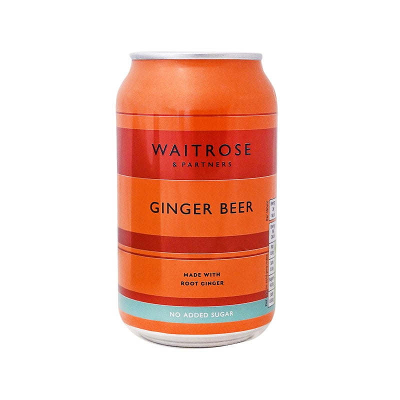 Waitrose Ginger Beer No Added Sugar 330ml