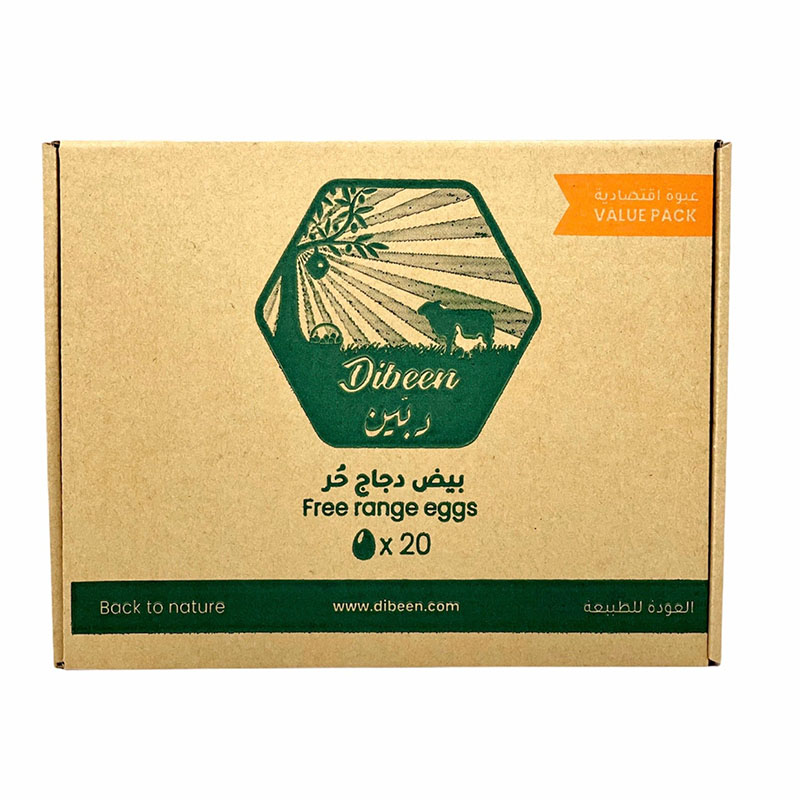 Dibeen Farms Free Range Eggs 20Pcs
