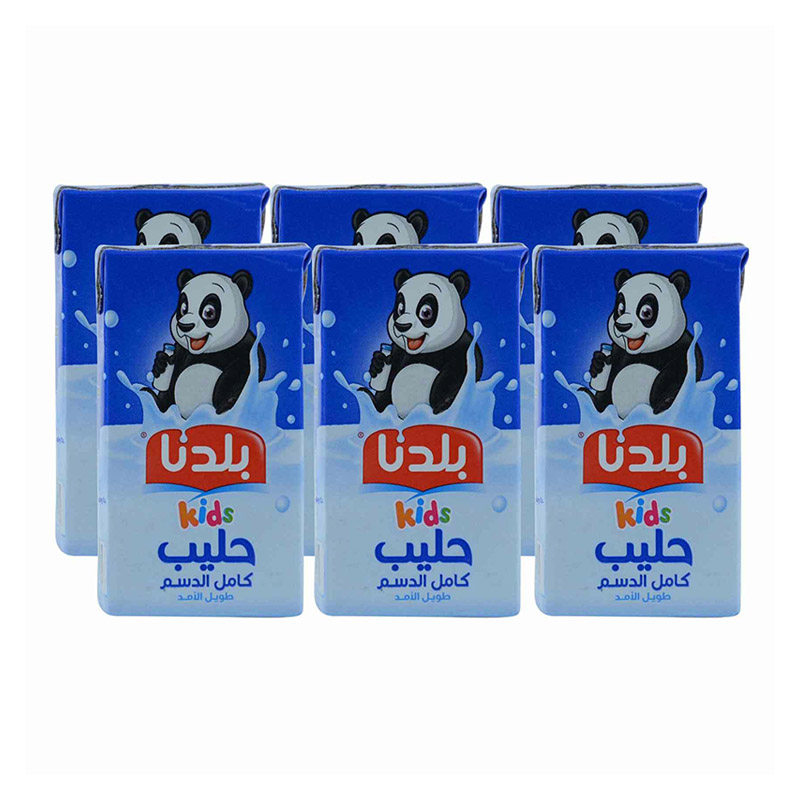 Baladna Kids Full Fat Milk 6pcs x 125ml