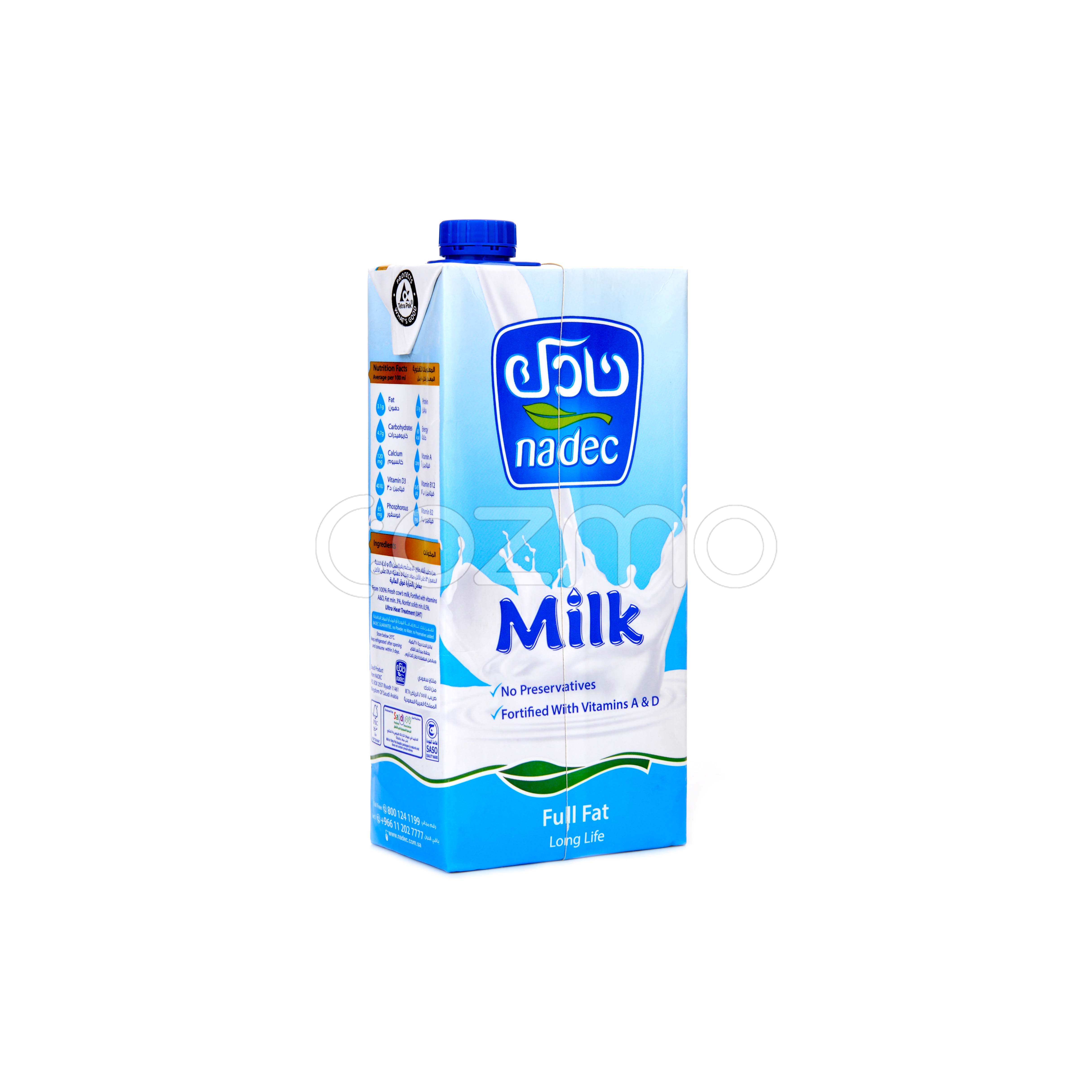 Nadec Full Fat Milk Long Life 1L