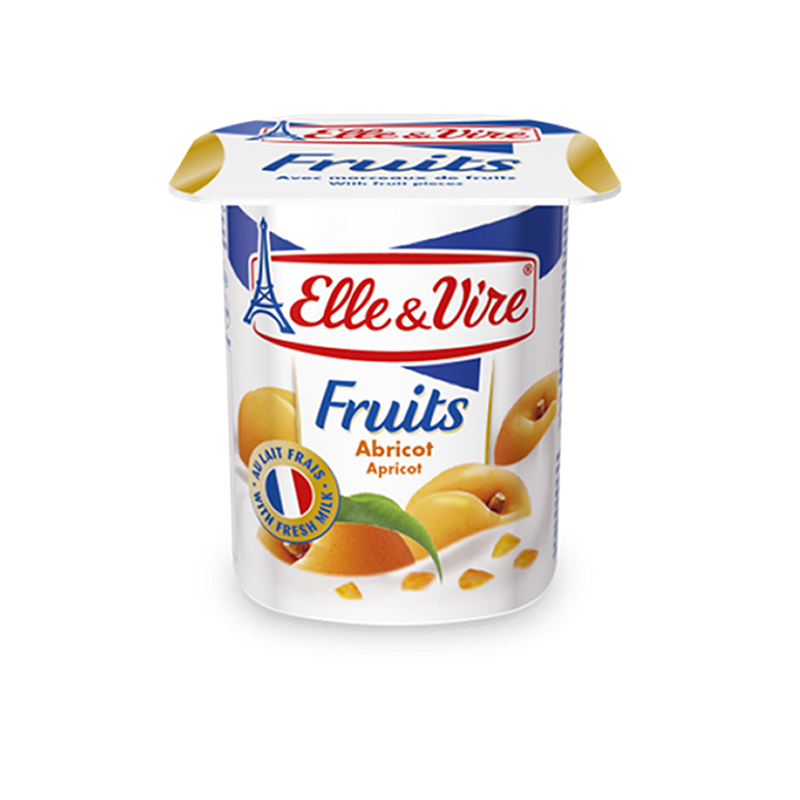 Elle & Vire Low Fat Dessert with Apricot 125g