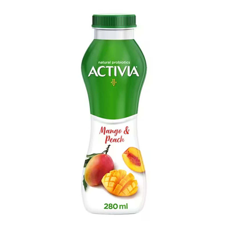 Activia Yogurt Drink Mango And Peach 280ml
