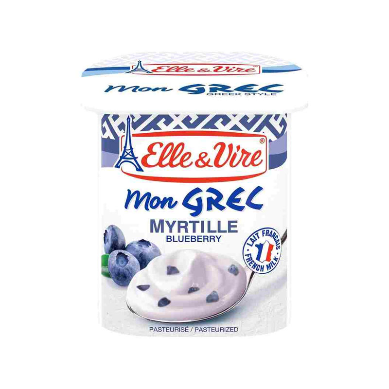 Elle & Vire Blueberry Greek Yogurt 125g