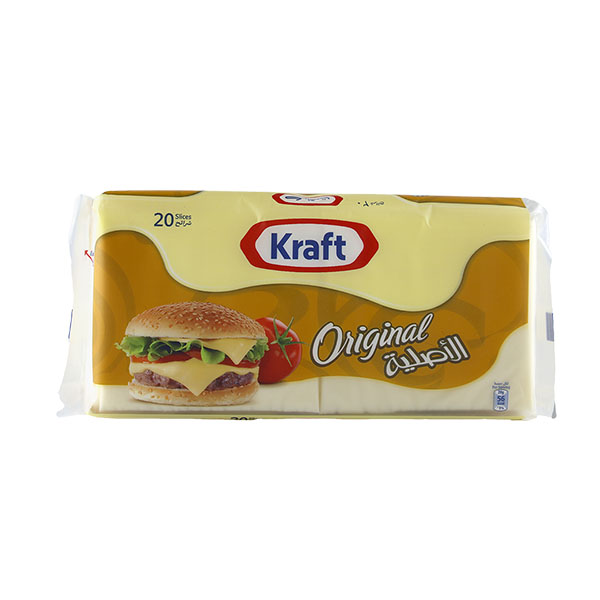 Kraft Original Cheddar Cheese Slices 400g