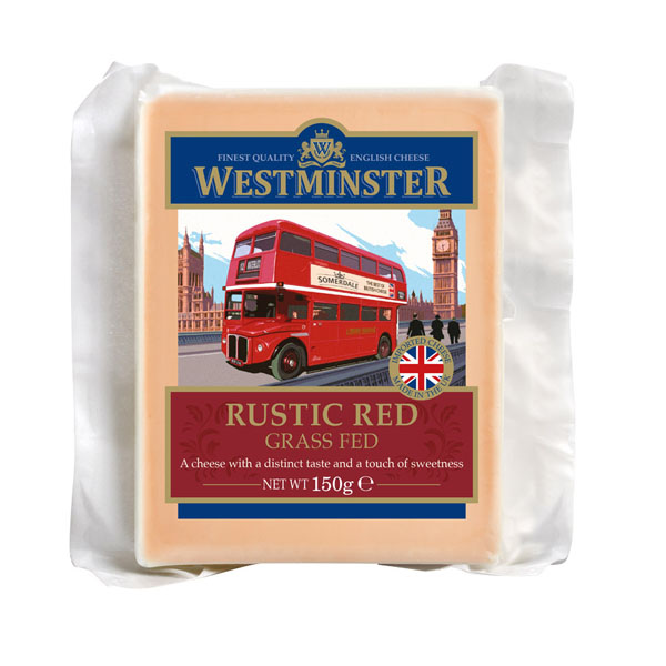 Westminster Rustic Red Cheddar Cheese 150g