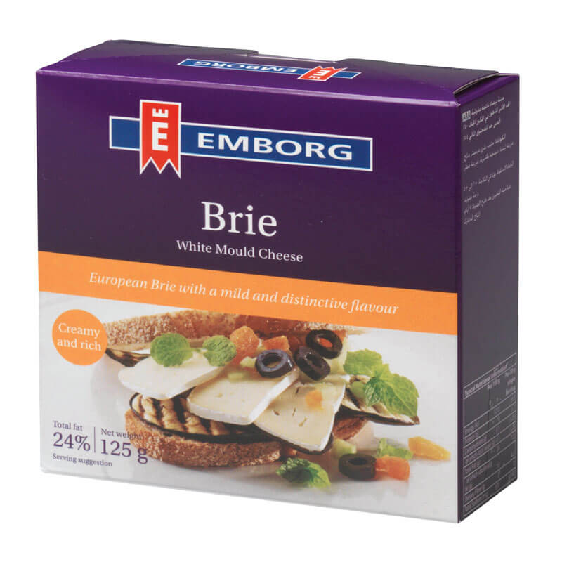 Emborg Danish Brie Cheese 125g