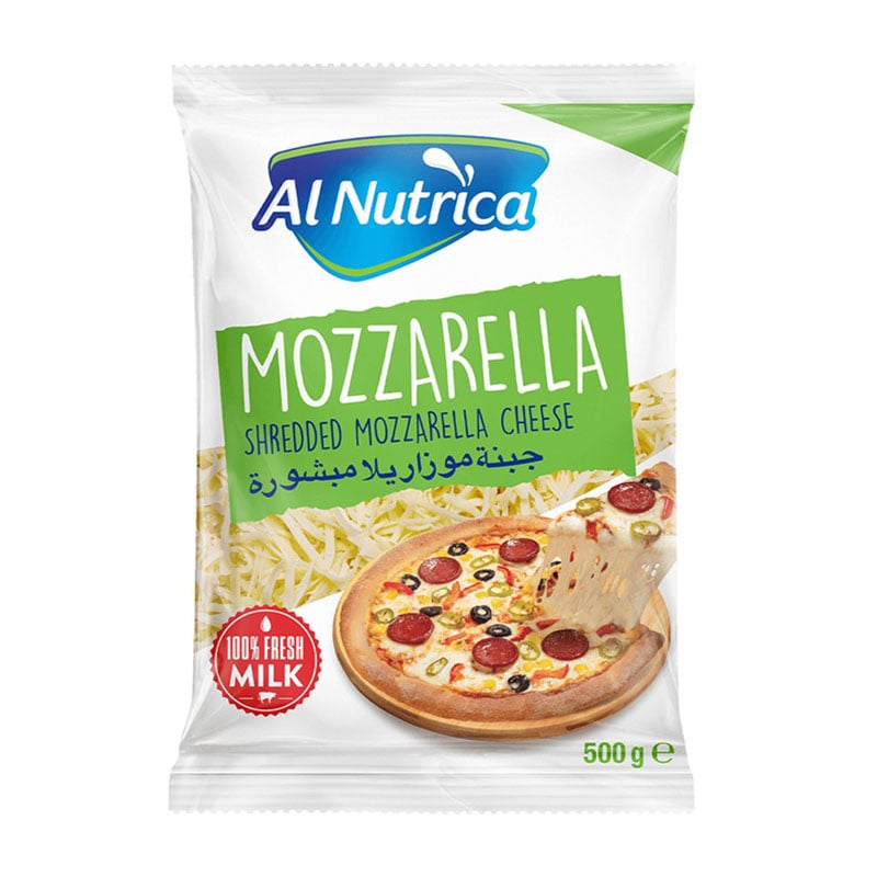 Al Nutrica Shredded Mozzarella Cheese 500g