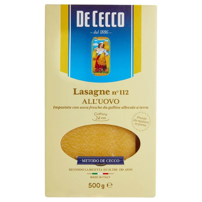 De Cecco Egg Lasagna no.112 - 500g
