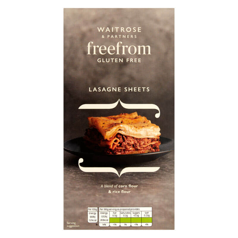 Waitrose LoveLife Gluten Free Lasagne Sheets 250g