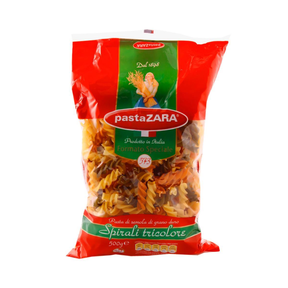 Pasta Zara Spiral Tricolor Pasta 573 - 500g