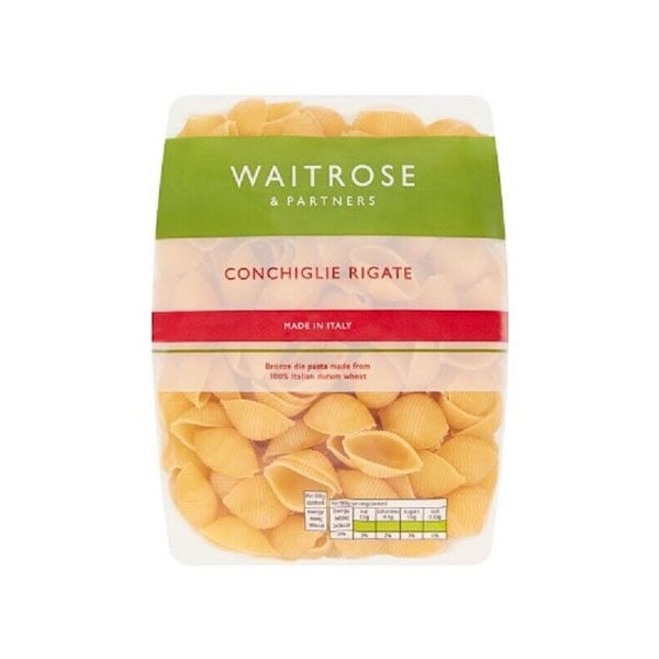 Waitrose Conchiglie Rigate Pasta 500g