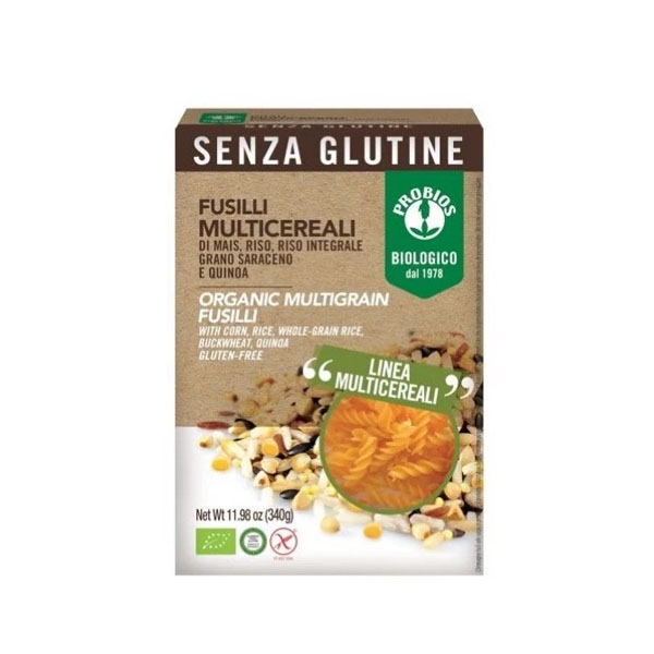 Probios Organic Gluten Free Multigrain Fusilli 340g