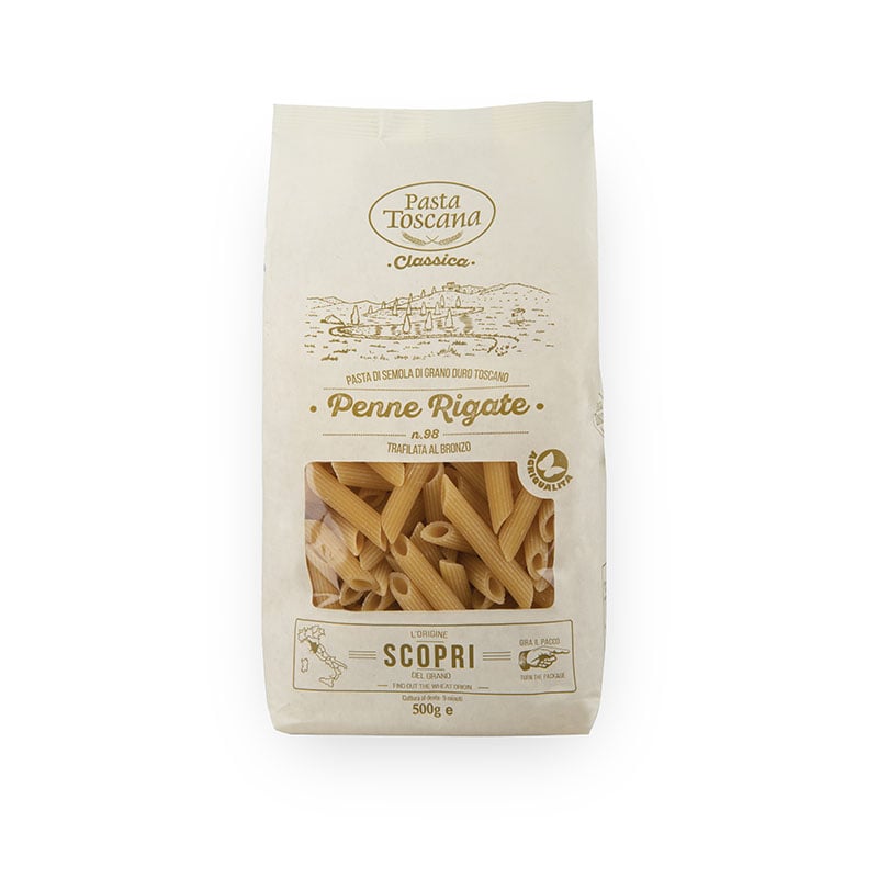 Toscana Pasta Penne Rigate No.98 500g