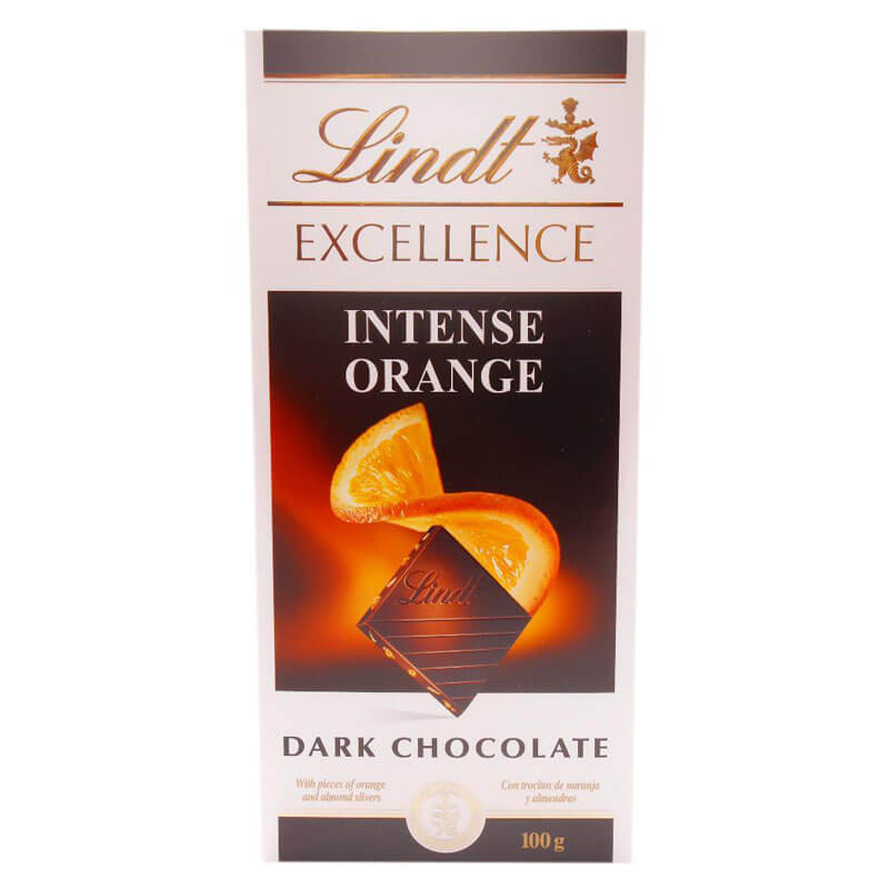 Lindt Excellence Dark Chocolate Intense Orange 100g