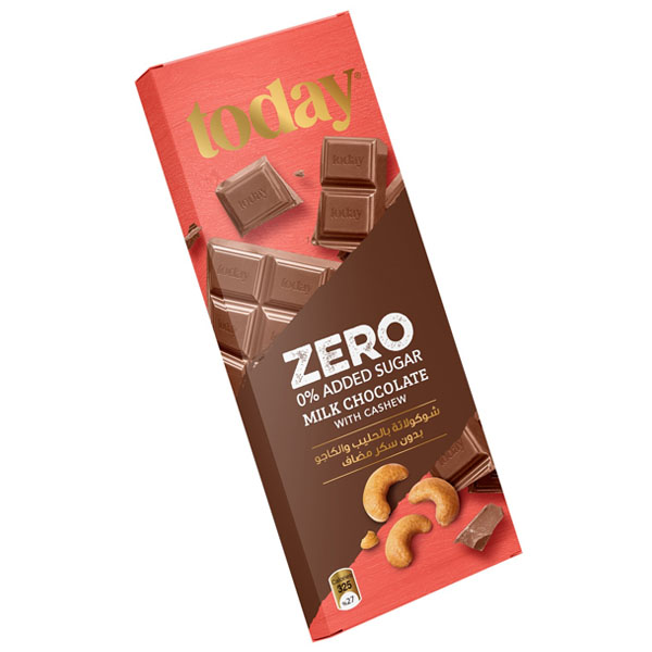Today No Added Sugar Milk Chocolate With Cashew 60g