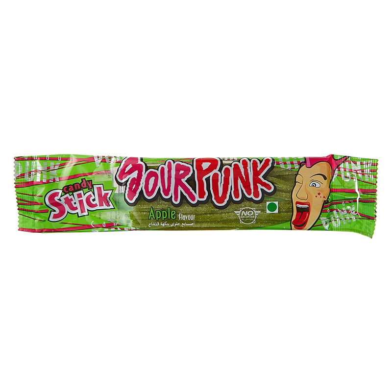 Sour Punk Candy Stick, Apple Flavor 40g