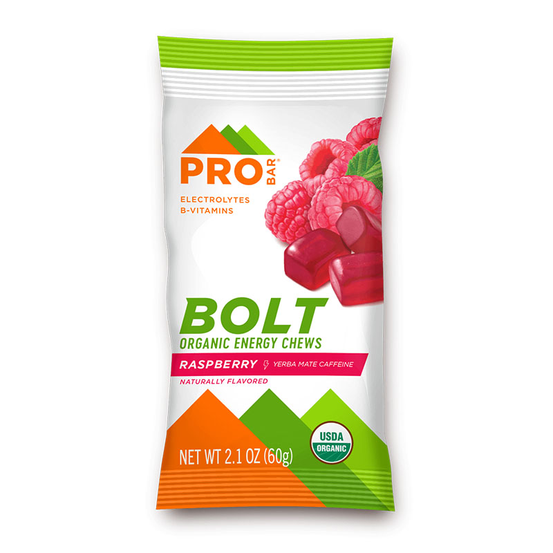 Probar Bolt Organic Energy Chews Raspberry 60g