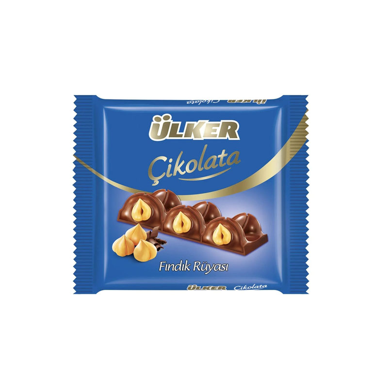 Ulker Chocolate Hazelnut Square 75g