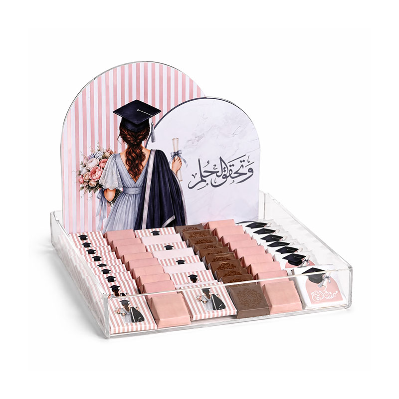 Al Qabas Dream Come True Graduation Chocolate Tray 50 Pcs