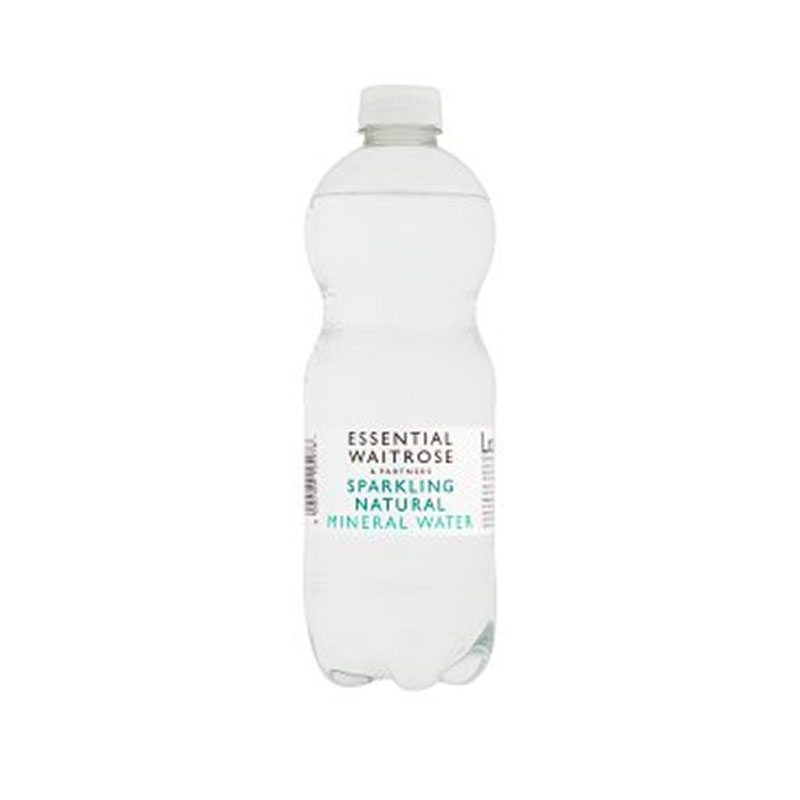 Waitrose Essential Sparkling Natural Mineral Water 500ml