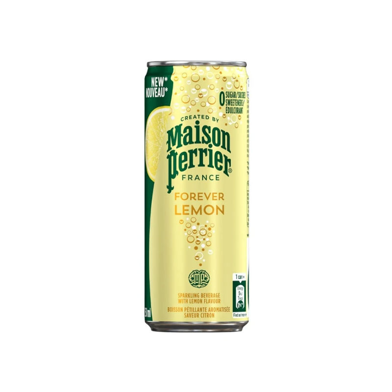 Perrier Sparkling Water Lemon Flavored 250ml