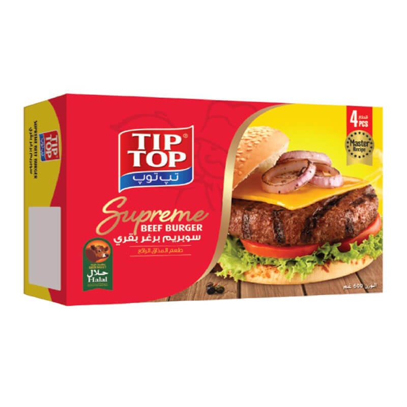 Tip Top Supreme Beef Burger 600g