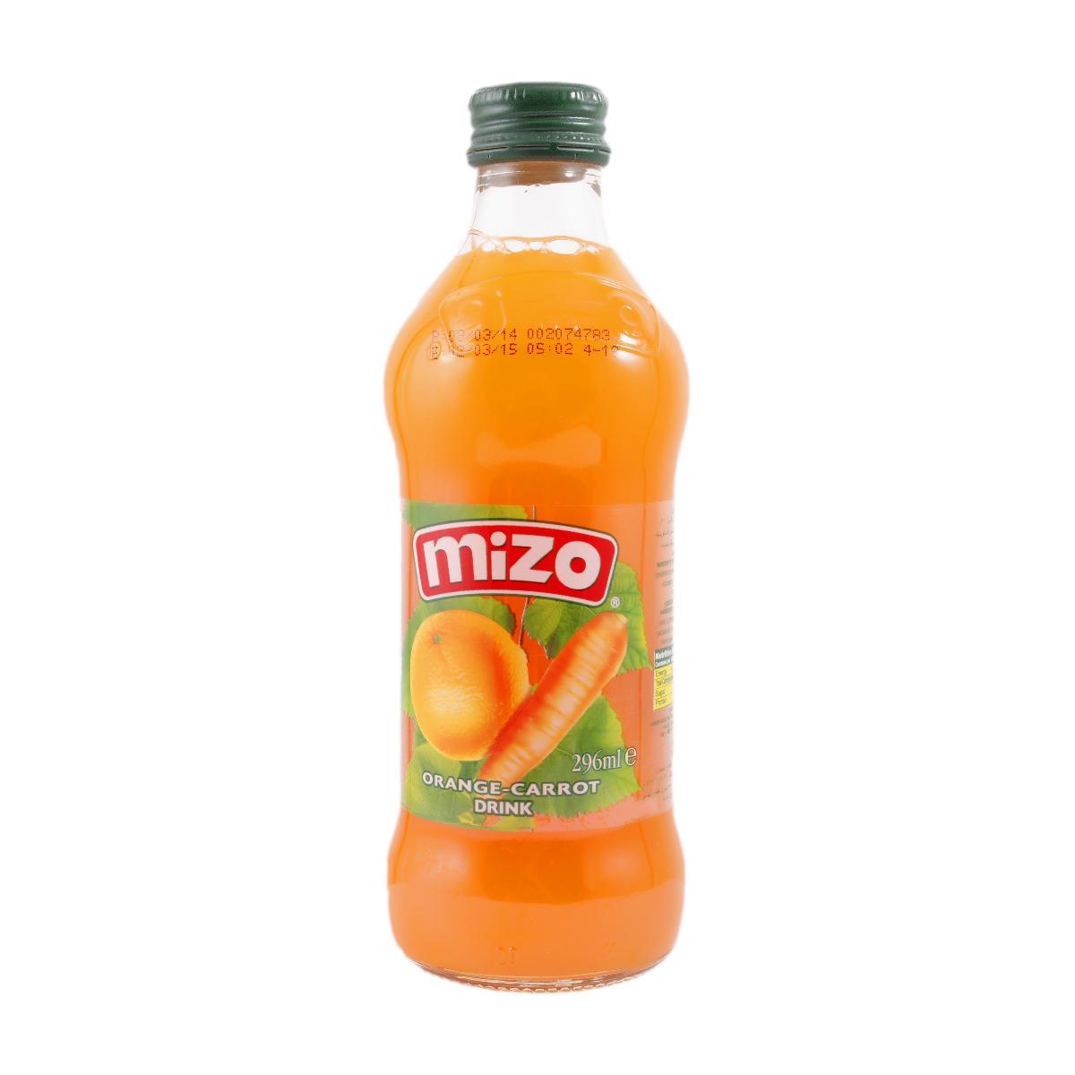 Mizo Orange & Carrot Drink 296ml