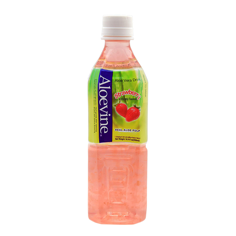 Aloevine Aloe Vera Drink - Strawberry 500ml (Imported)
