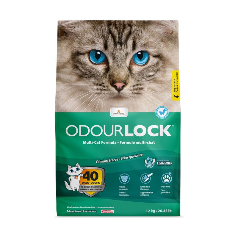 Odourlock Intersand Calming Breeze Cat Litter 12kg