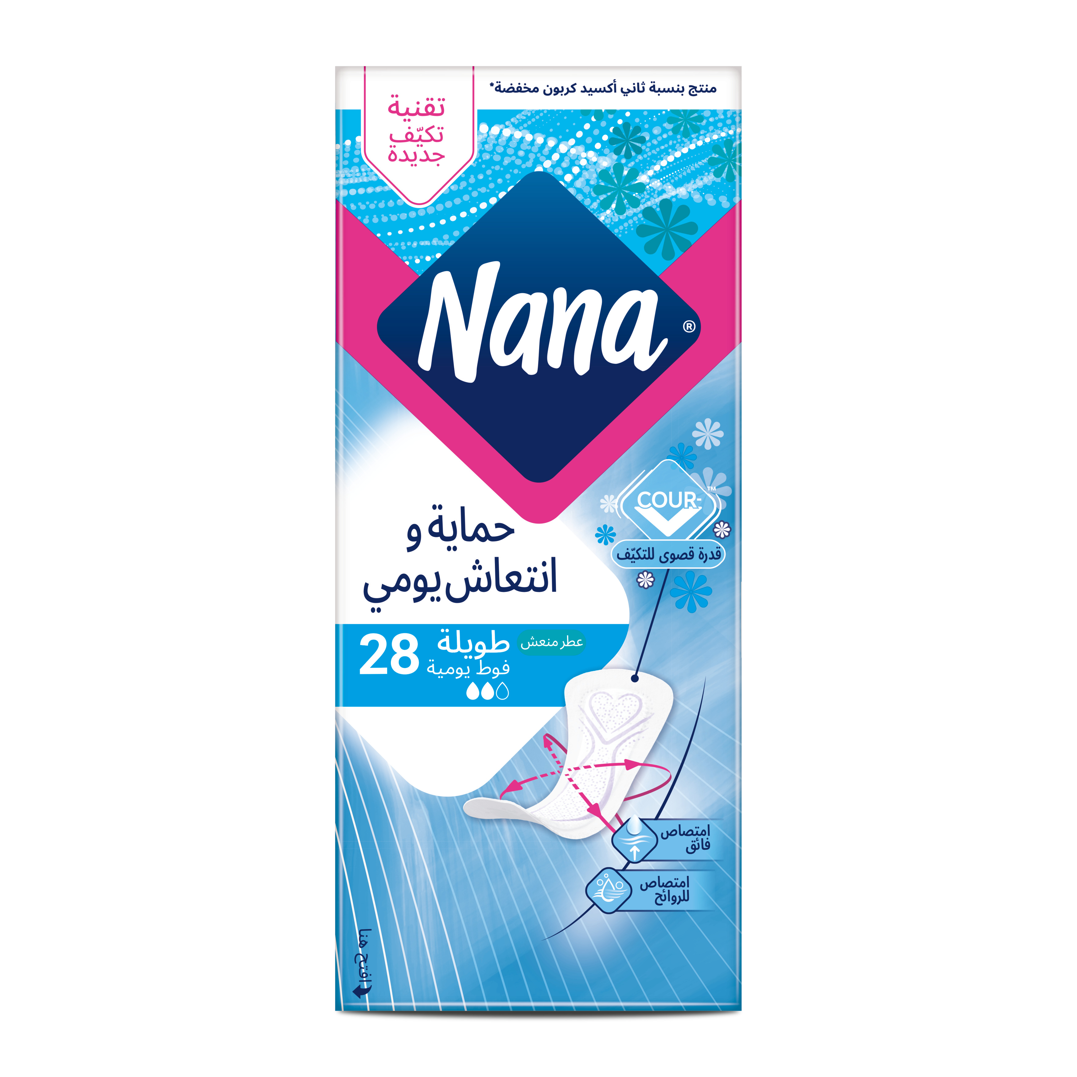 Nana Daily Fresh Long Deo Scented COUR-V 28 Pads